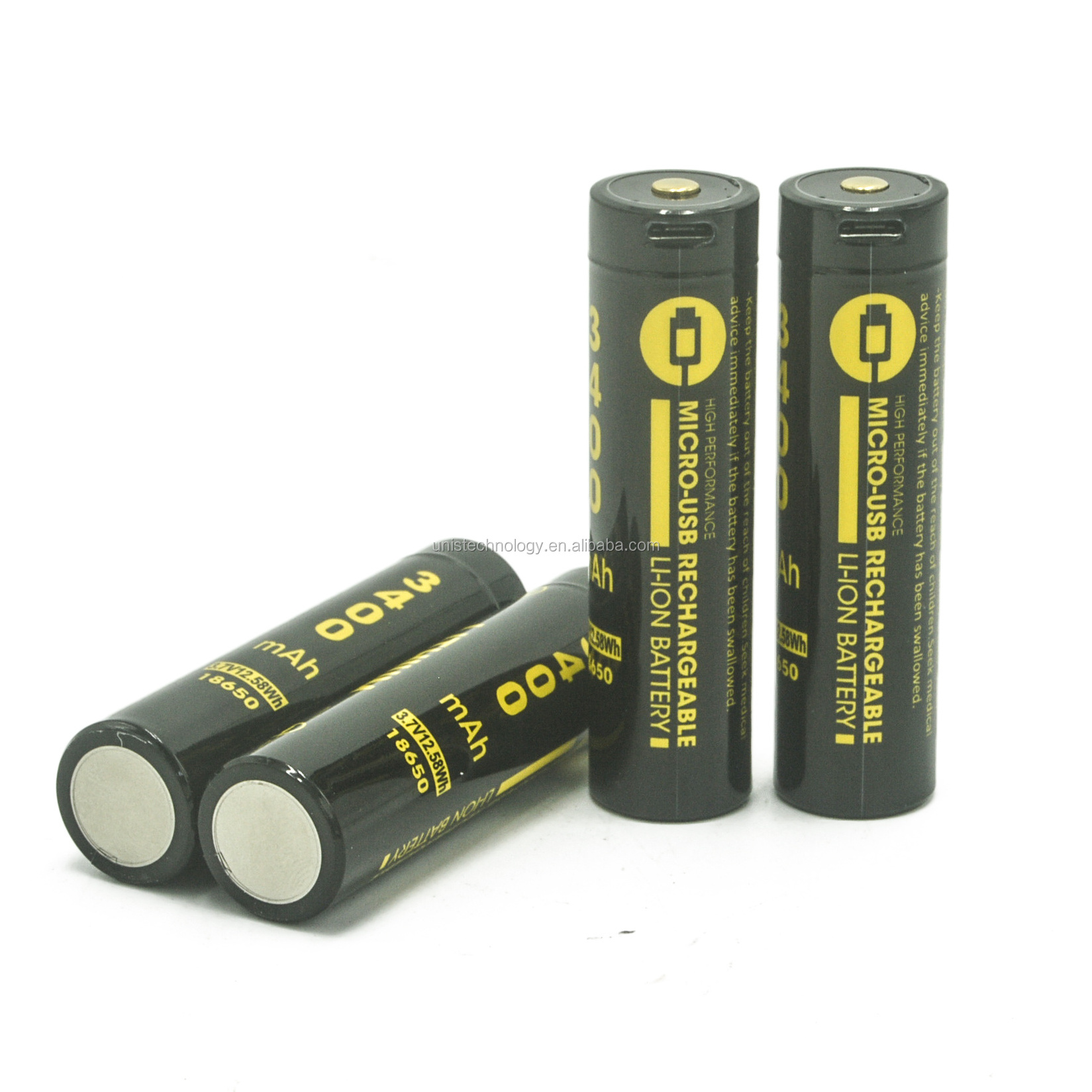 Best Cheap Lithium Battery With Usb 5V 3400Mah Rechargeable Button Battery 3.7v 18650 3500Mah Micro Battery 5V