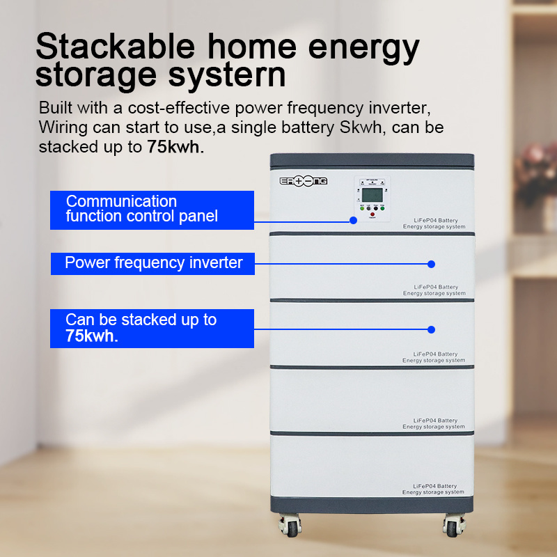 Home Energy Storage Systems  5kw 10KWh 20 KWh 30 KWh 40 KWh Solar Battery 48v 100Ah LiFePO4 battery Stackable