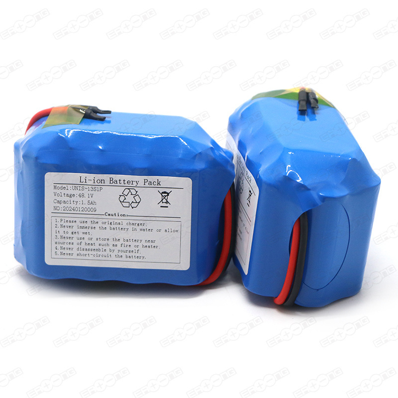 Customized 18500 18650 21700  13S Battery Pack 48V Lifepo4 13S1P Power Electric Tool Rechargeable Scooter Battery Pack