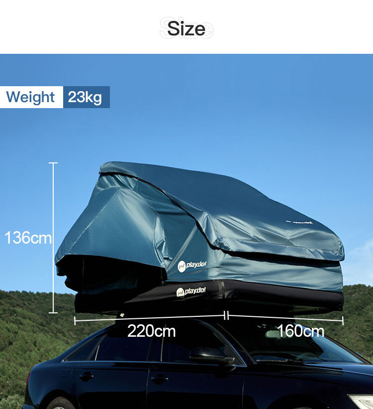 Unistrengh Portable soft cover outdoor camping car roof top tent family inflatable tent