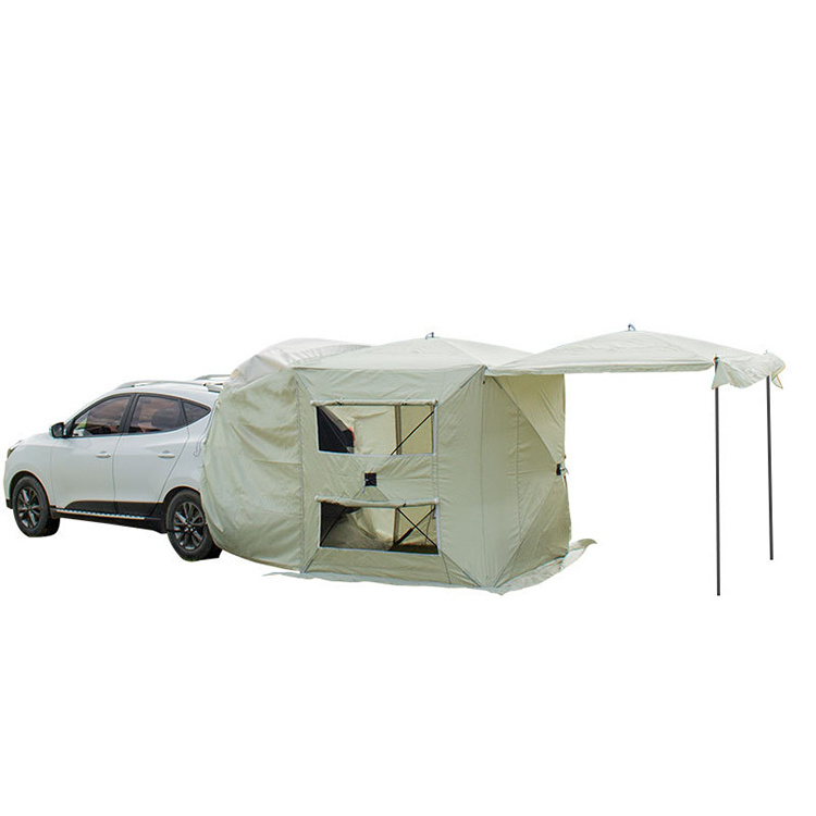 Unistrengh Outdoor SUV Car Rear Extension Tent Car Side Camping Tent With Canopy Anti-Mosquito Sunshade