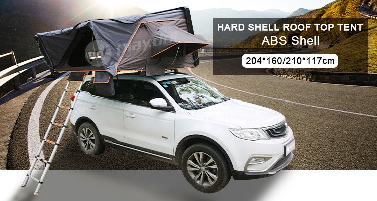 ABS hard shell 4x4 roof top tent 4 Person car tent roof camping vertical roof top tent