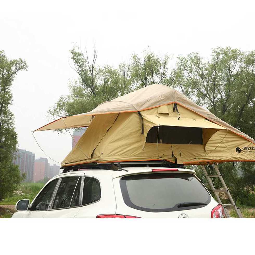 Wholesale 4*4 Roof Top Ripstop Camping Car Tent with Customizable Window