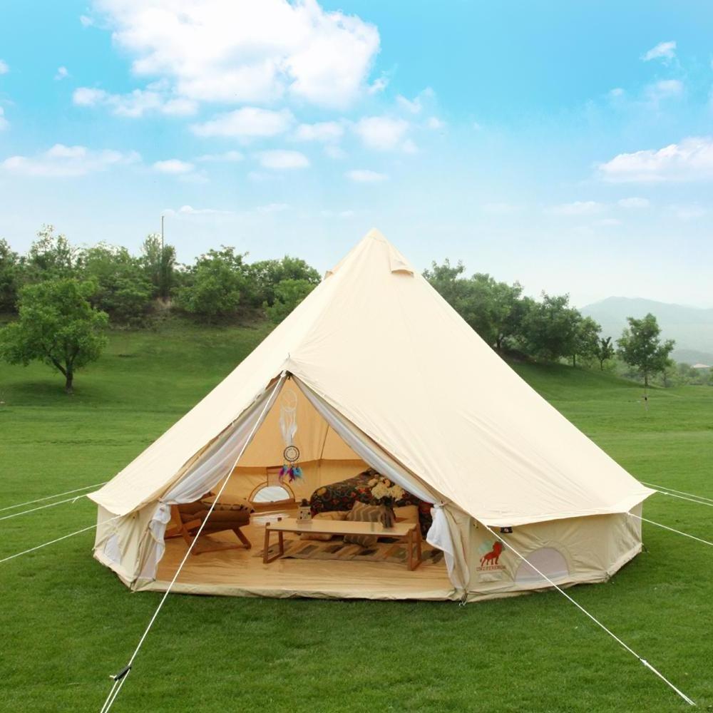 Family used big tent outdoor yurt safari canvas bell tent for sale 2018