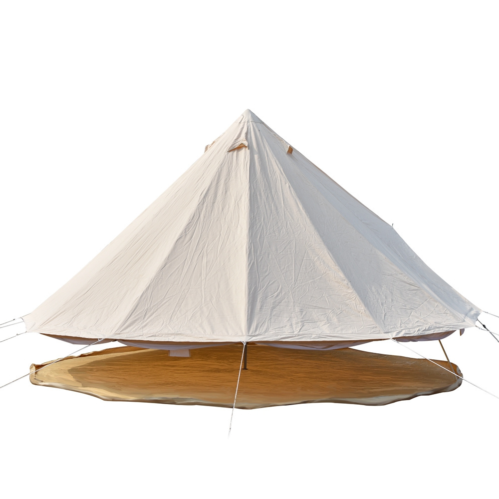 3M 4M 5M 6M 7M New design outdoor canvas bell tent two door canvas bell tent for sale