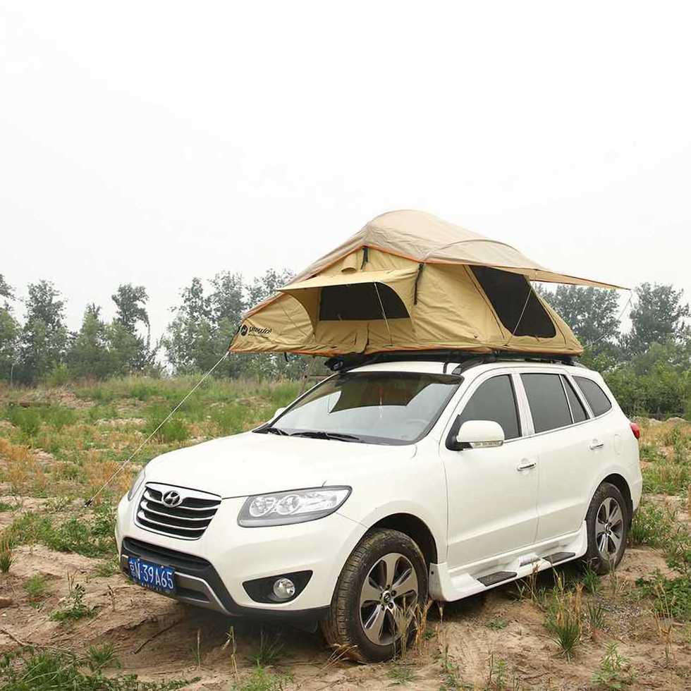 Wholesale 4*4 Roof Top Ripstop Camping Car Tent with Customizable Window