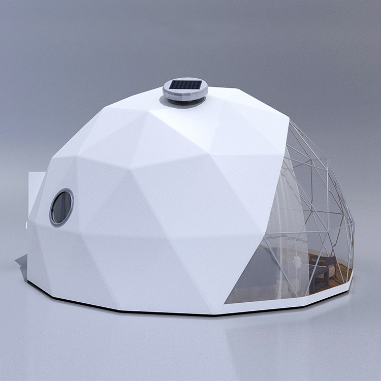 Outdoor waterproof high quality glamping camping canvas geodesic geo igloo dome tent for sale