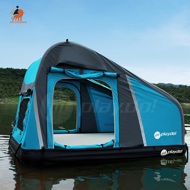 Unistrengh Patent 2-3 Person Inflatable Roof Top Tent Car Camping Rooftop Tent