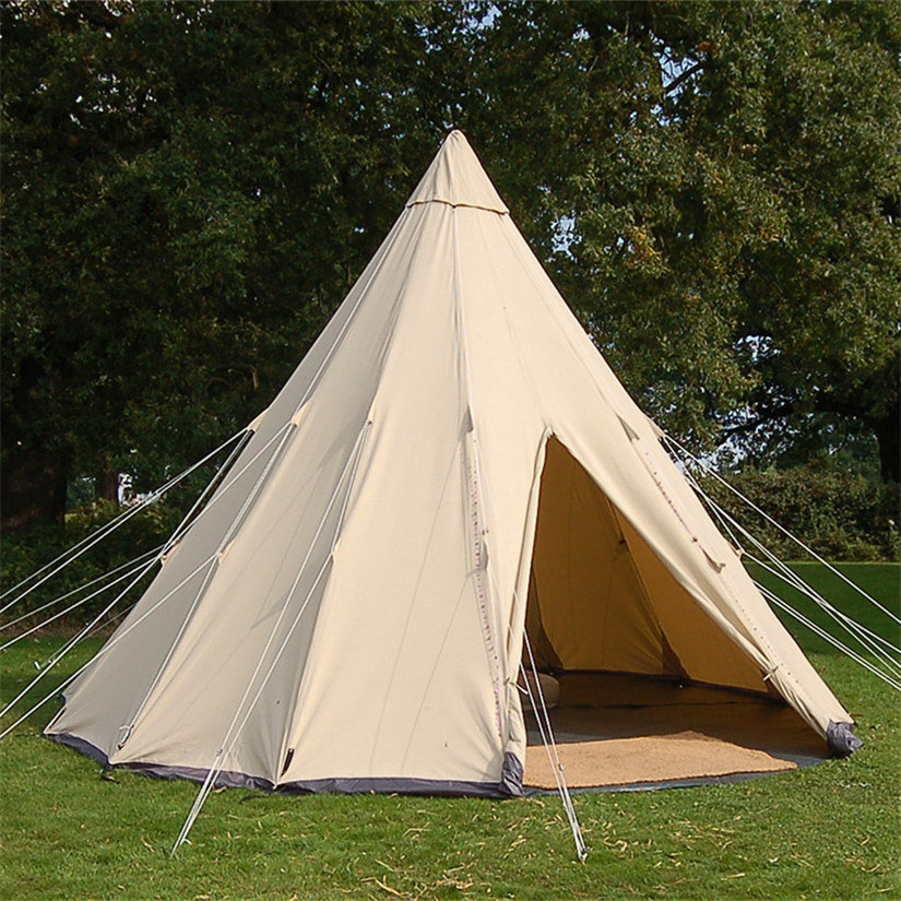 Yellowstone Teepee Tipi Style 5-8 Man Berth Person Camping Festival Wigwam Tent