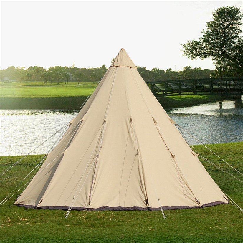 Yellowstone Teepee Tipi Style 5-8 Man Berth Person Camping Festival Wigwam Tent