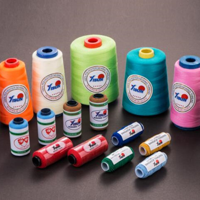 100% spun polyester ,sewing Thread, 40/2, cone thread, wholesale, high quality, 4500y, 5000y,