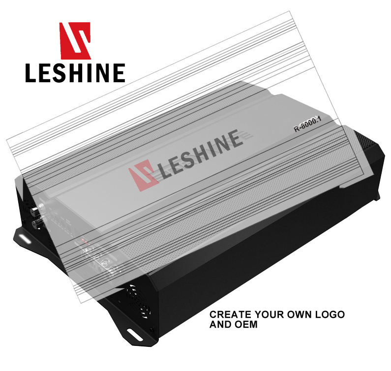 Leshine M100x4 Mini Brazil Class D Auto Stereo Power Full Range Bridge 500W Car Amplifiers 4 channel China Factory