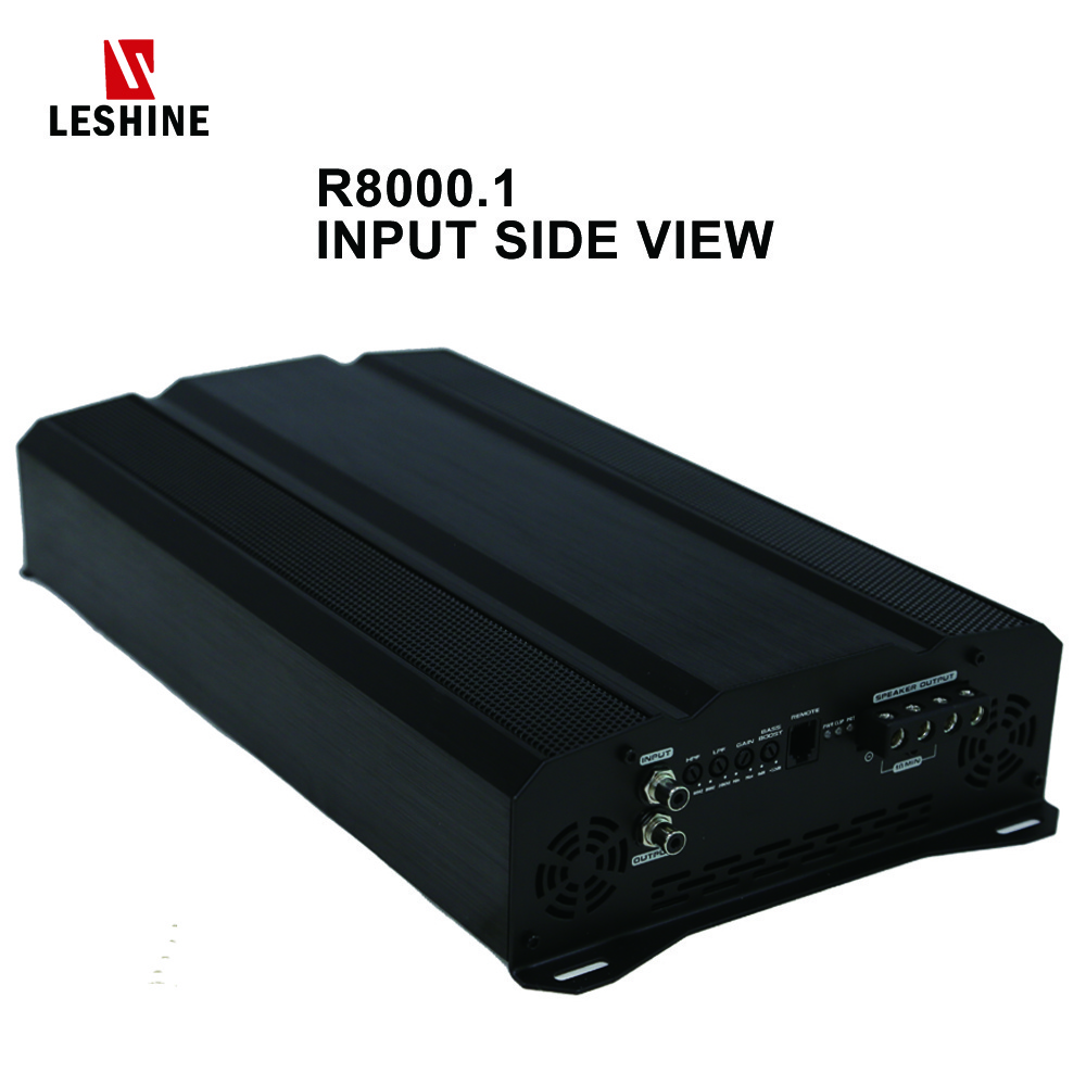 Leshine R 8000W Professional High Power RMS Class D Digital Design Car Amplifier Monoblockes Car Amplifiers