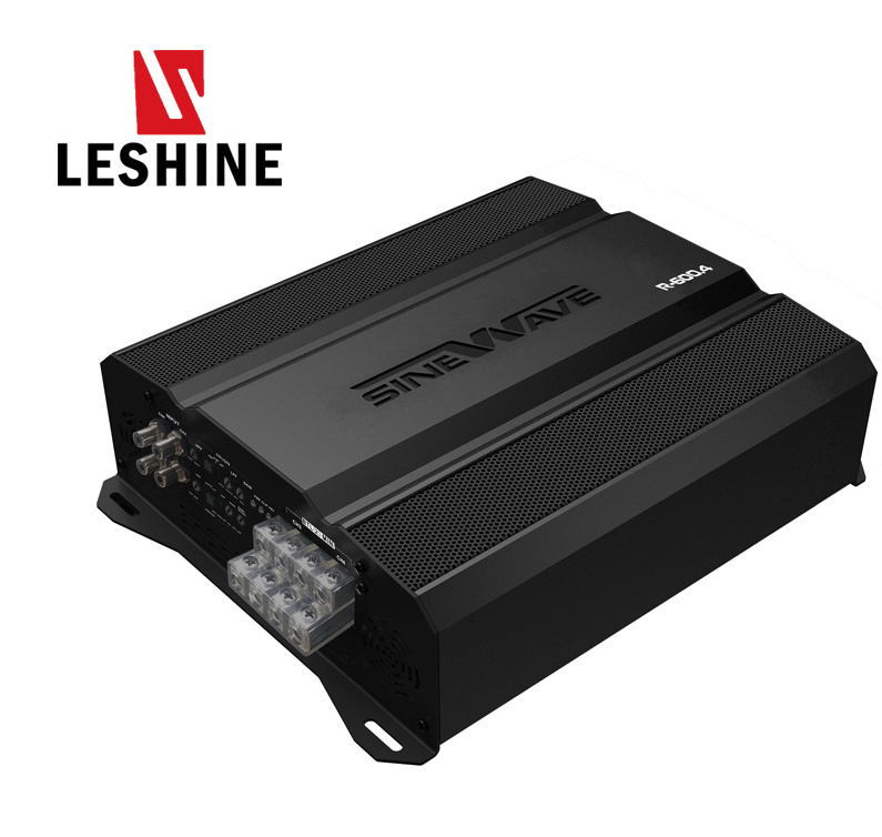 Leshine R 600.4 full range d class sound digital mini car audio amplifier board 4 channel car amplifiers for car subwoofer