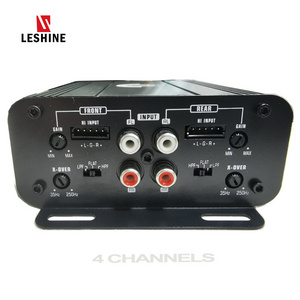 Leshine MS200.4 Mini class D Power Amplifier Professional Built-in Bluetooth Motorcycle Amplifiers Car Amplifier 4 Channel