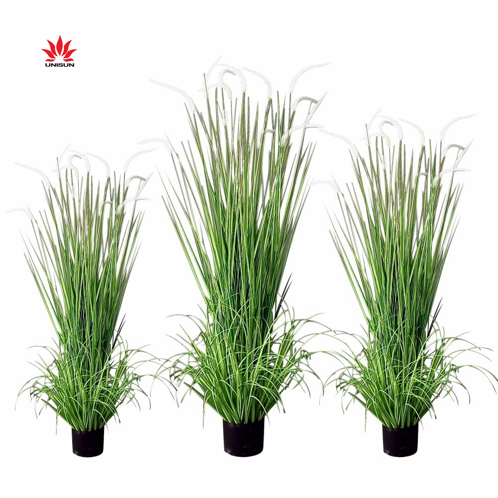 wholesale Small Real Artificial Bonsai Plant Dog's Tail Onion Grass Tree potted