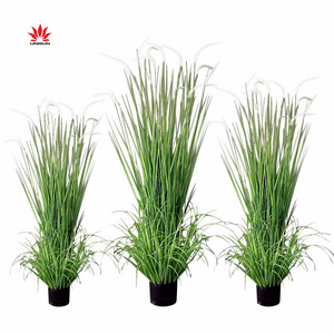 wholesale Small Real Artificial Bonsai Plant Dog's Tail Onion Grass Tree potted