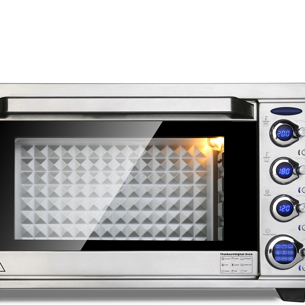 45L free standing digital toaster cooking electric oven for home