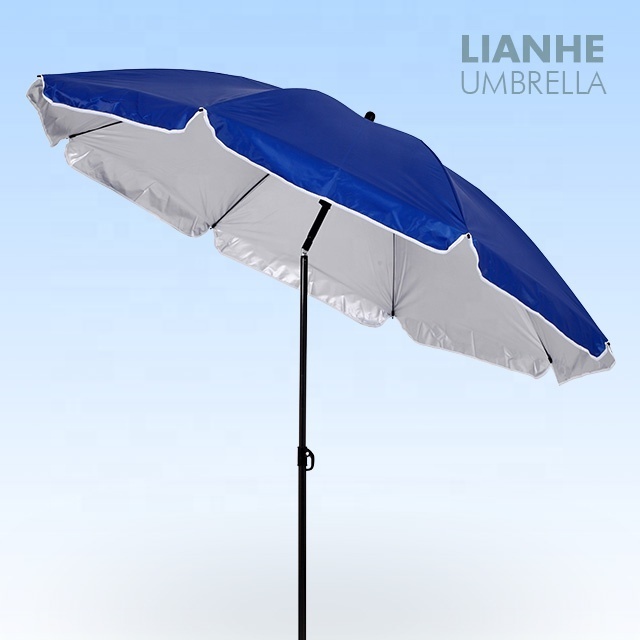 Popular High Quality  Parasols Custom Design Sun Umbrella Outdoor Beach Umbrella