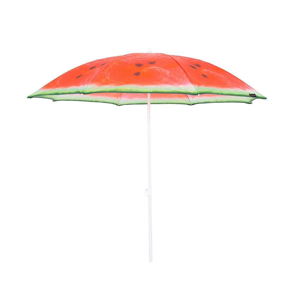 Fruit Umbrella Watermelon Umbrella 170T polyester with UV coating Beach Parasol