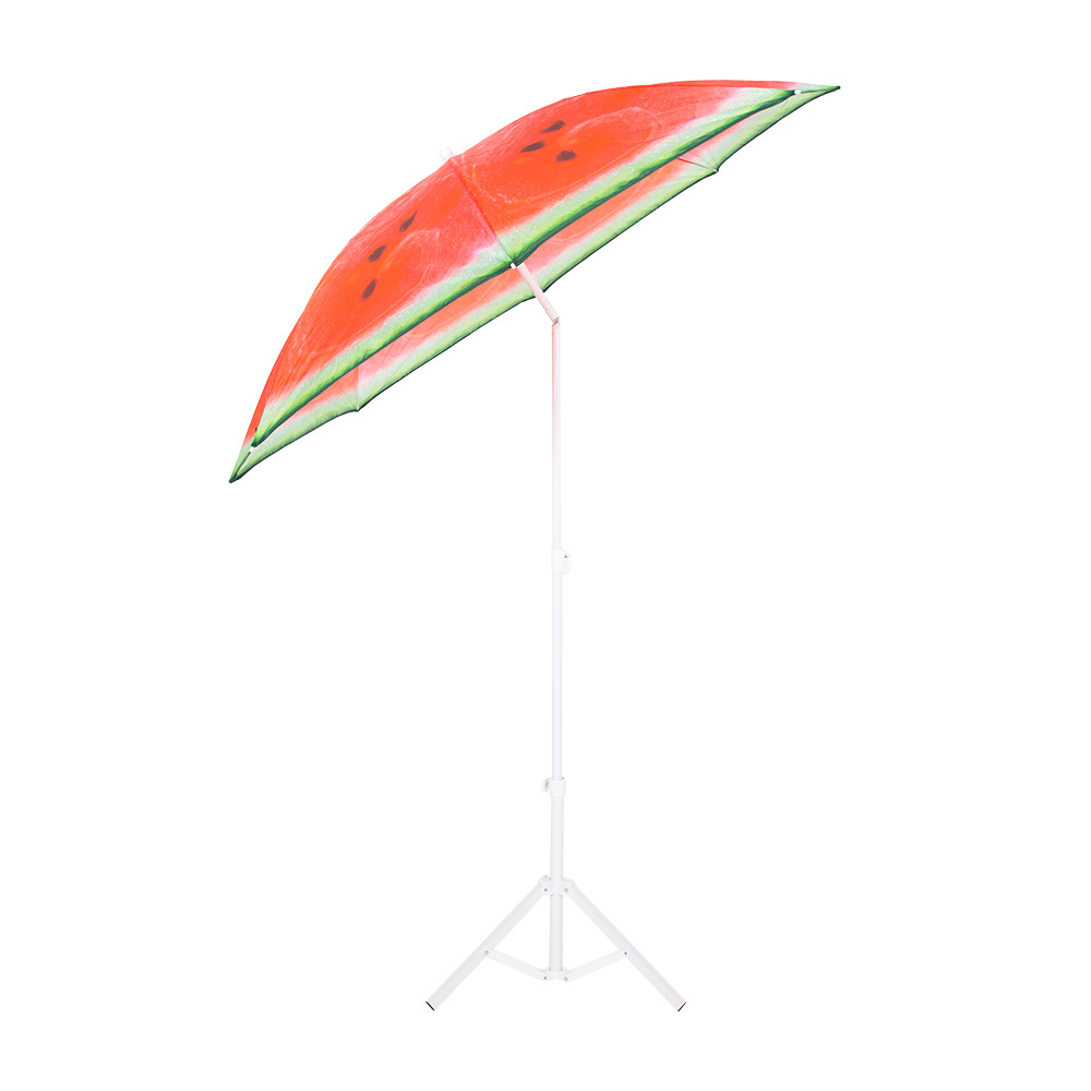 Fruit Umbrella Watermelon Umbrella 170T polyester with UV coating Beach Parasol