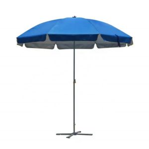 Solid Color Blue Sun Umbrella Customized Umbrella Parasol Big Size  Beach Umbrella