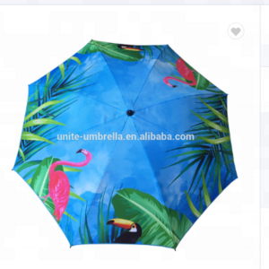 2021 new design sell well outdoor umbrella parasol flamingo beach umbrella L-b185