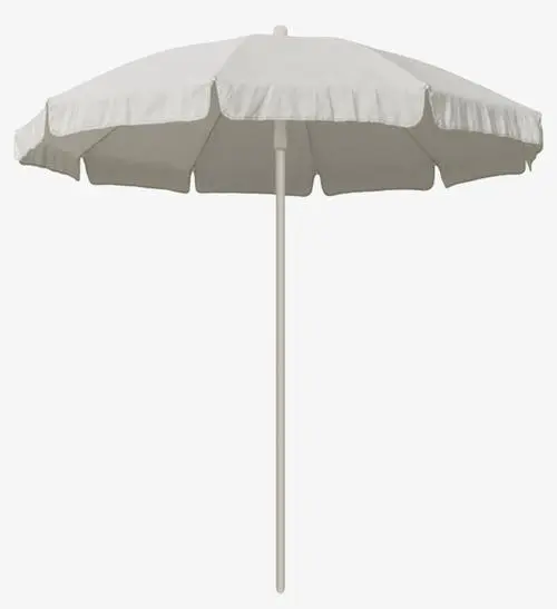 White And Black Sun Umbrella OEM Umbrella Parasol Tiltable Giant Beach Umbrella For Outdoor