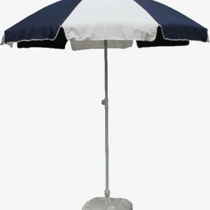 White And Black Sun Umbrella OEM Umbrella Parasol Tiltable Giant Beach Umbrella For Outdoor