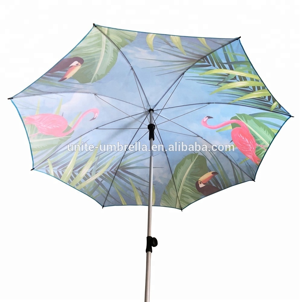 2021 new design sell well outdoor umbrella parasol flamingo beach umbrella L-b185