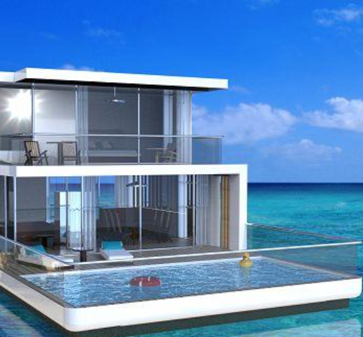 Floating Luxury Villa  With Swimming Pool