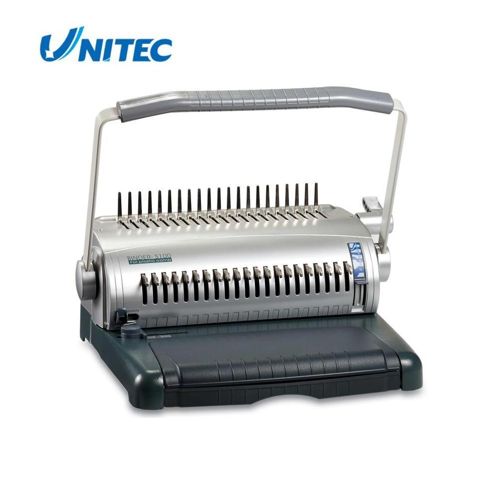 Comb Binding Machine Comb Binder 21 Holes Binding Machine A4 size 450 sheets Manual Plastic Comb