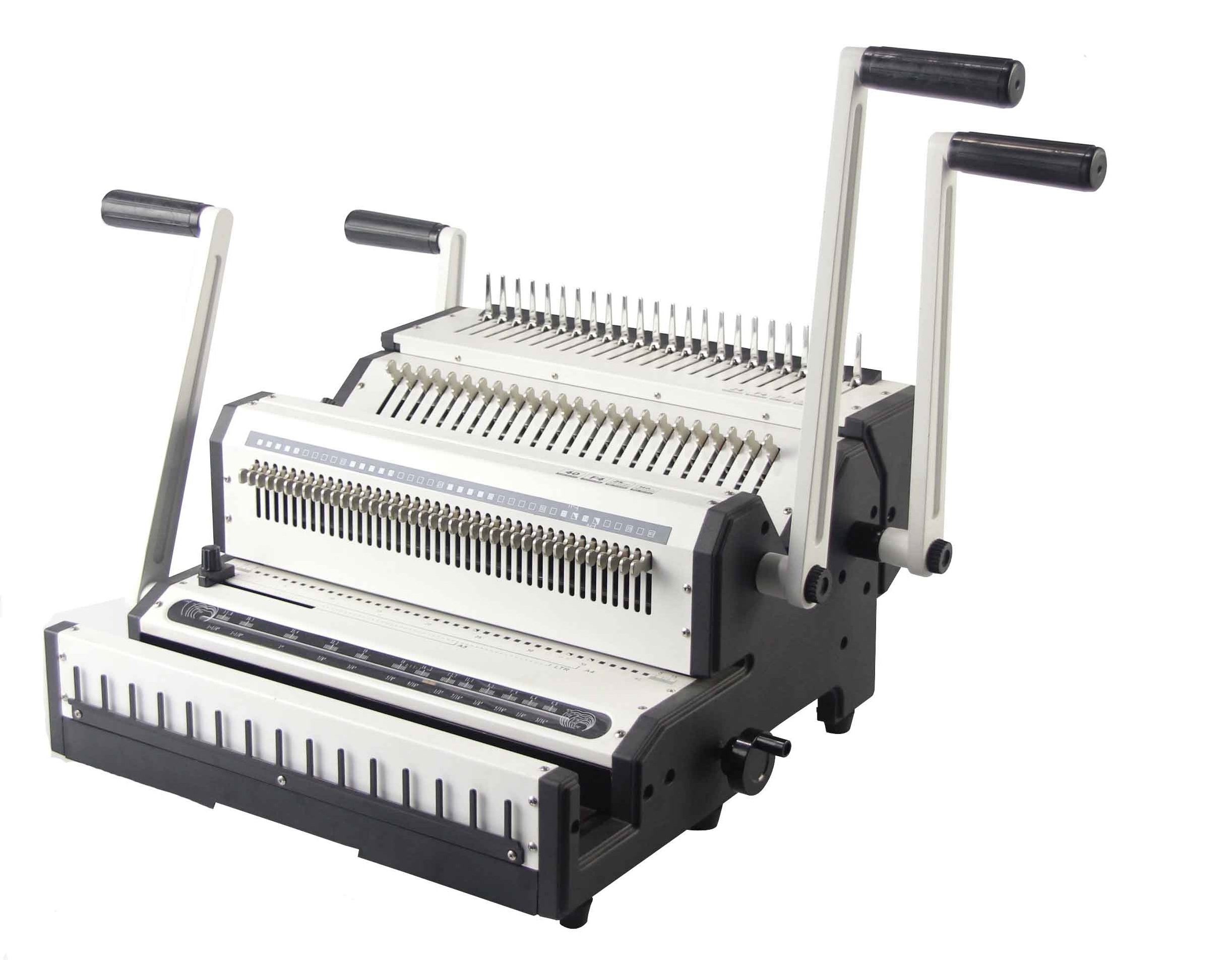 Combination manual A4 wire and comb binder paper binding machine with good quality