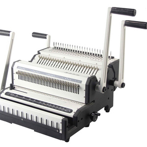 Combination manual A4 wire and comb binder paper binding machine with good quality