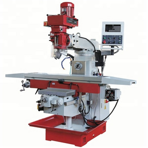 universal metal milling vertical and horizontal taiwan turret milling machine price with DRO