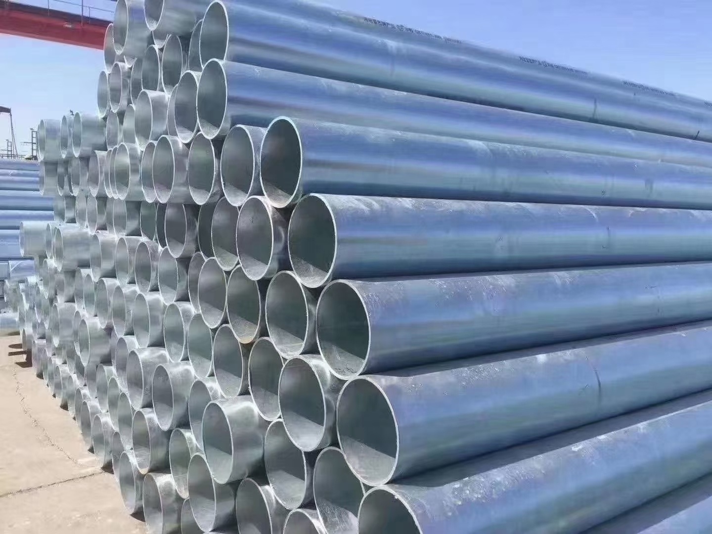 Hot dip galvanized pipe ASTM A53 welded galvanized steel pipe pre-galvanized steel tube