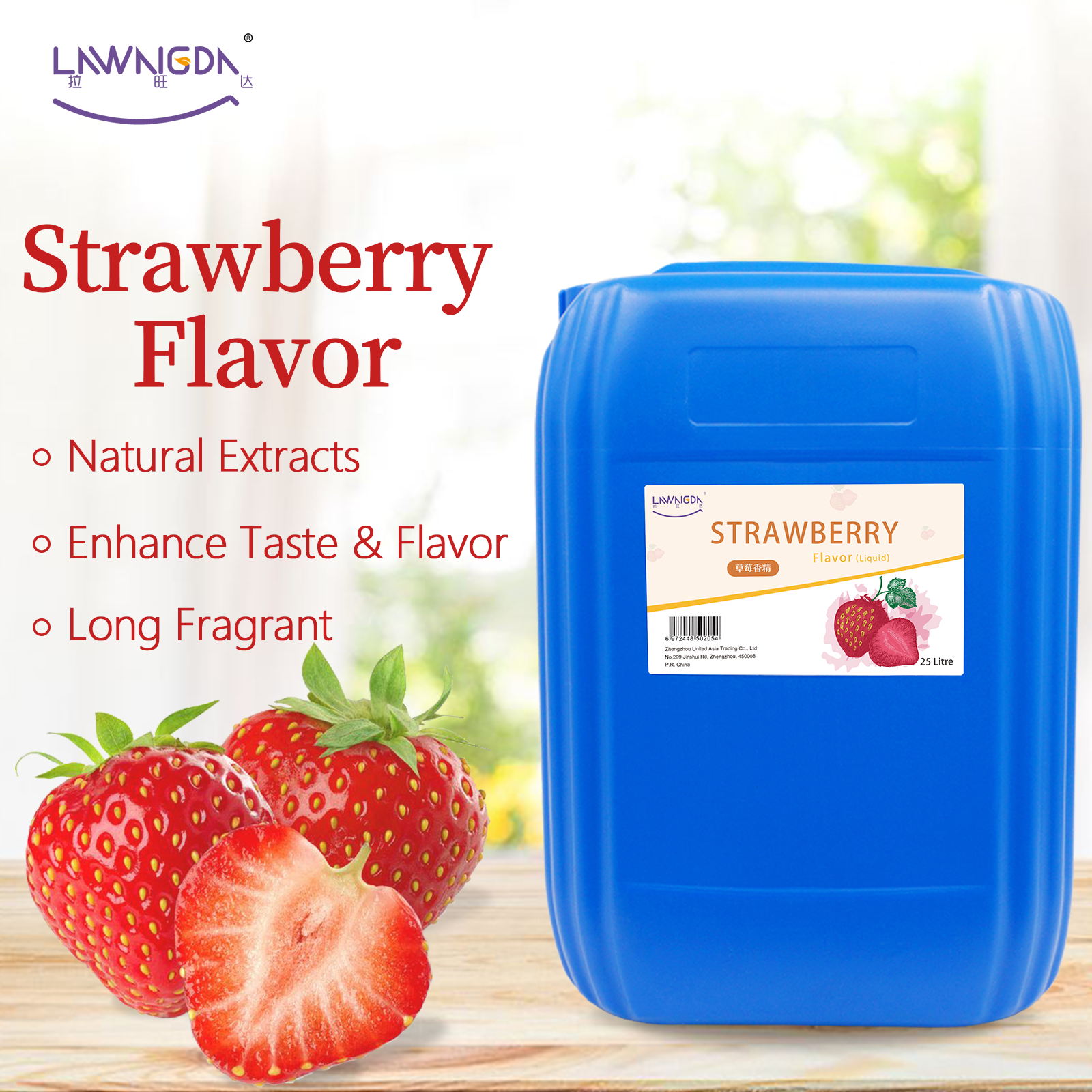 Synthetic Flavour & Fragrance Strawberry Flavor for Food Beverage Cake Candy Ice Cream