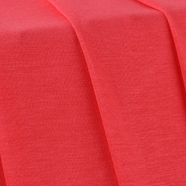 Shaoxing Textile Knitted Single Jersey 96% Viscose 4% Spandex Open End OE Spun Rayon Elastane Plain Dyed Knitted Fabric