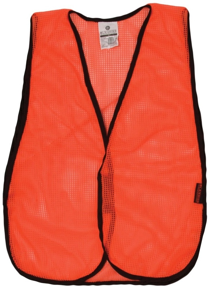 Mesh Safety Vest wo Reflective - SM (MLK) Hi-Vis Neon Yellow Safety Waistcoat Reflective Vest Fluorescent Safety Vests