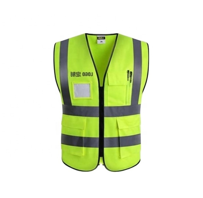 Safety Reflective Yellow Jacket For Summer Construction Hi Vis Vest Yellow Orange High Viz Visibility Waistcoat Safety