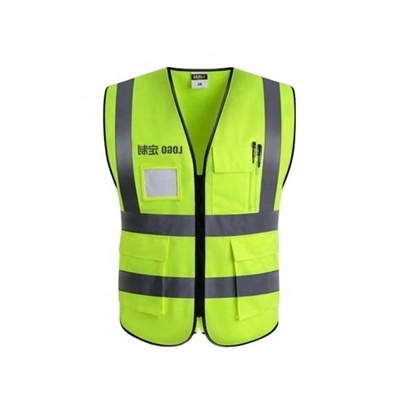 Safety Reflective Yellow Jacket For Summer Construction Hi Vis Vest Yellow Orange High Viz Visibility Waistcoat Safety