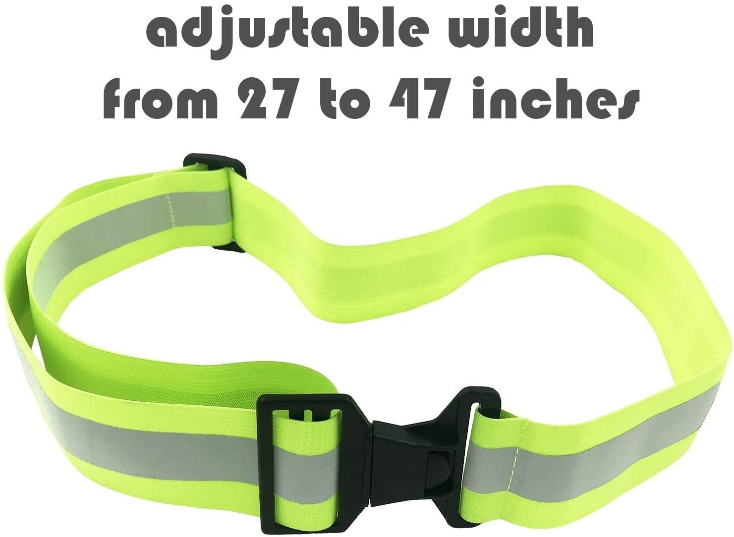 High Visibility Reflective Belt,  Reflective Running Gear for Men and Women for Night Running Cycling Walking.