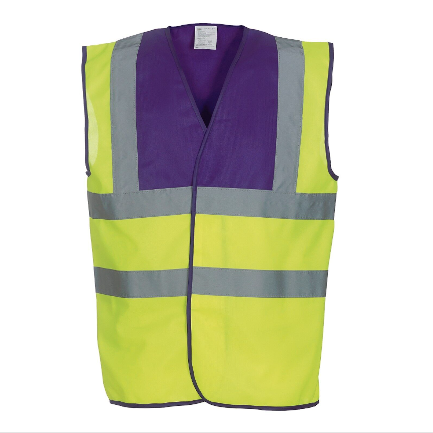 Ladies / Womens High Visibility Hi-Viz Fluorescent Safety Vest Reflective Vest Fluorescent Safety Vests