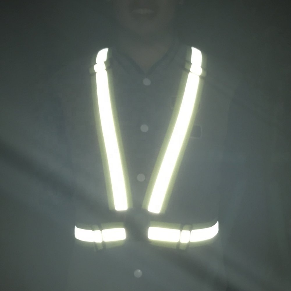 wholesale Bike Cycling Reflective Adjustable Safety Vest with free sample