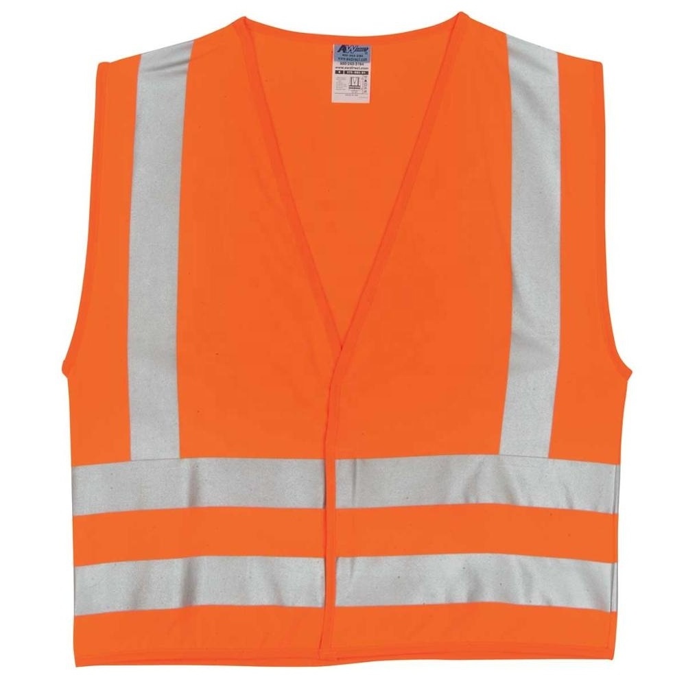 Yellow & Orange Reflective Safety Vests Hi-Vis Neon Yellow Safety Waistcoat Reflective Vest Fluorescent Safety Vests