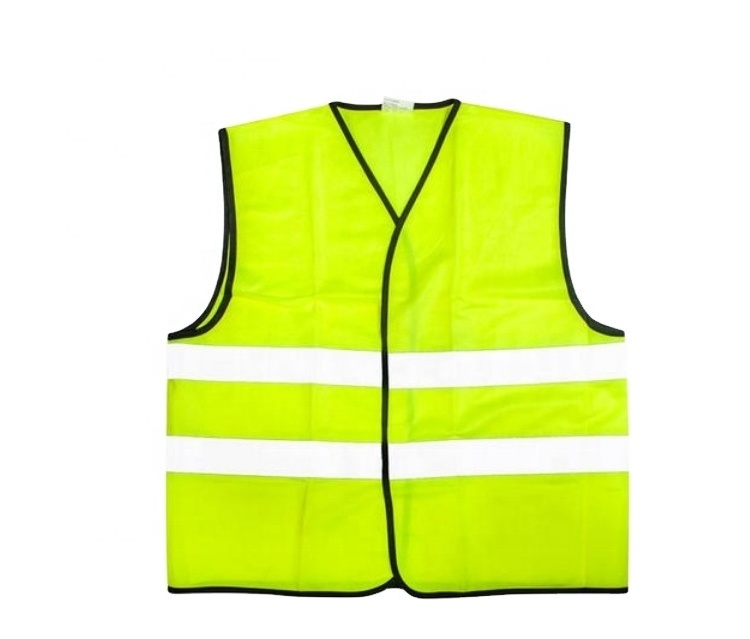 Hi vi safety reflective vest yellow 3M Reflective Vest Fluorescent Safety Vests High Visibility Waistcoat Reflective jackets