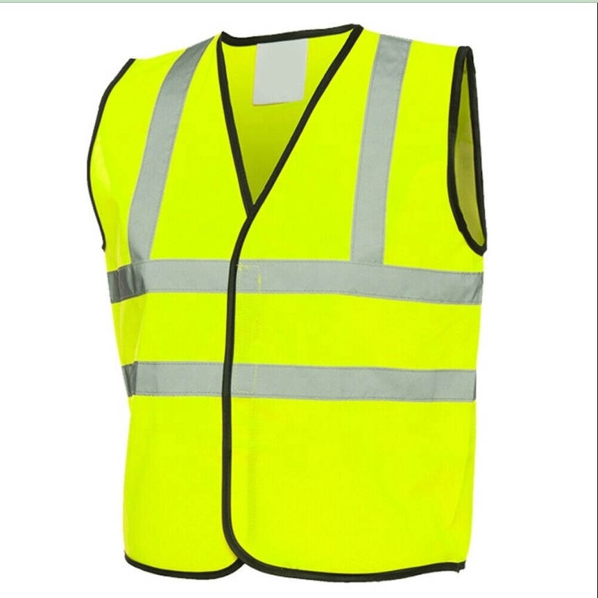 Hi vi safety reflective vest yellow 3M Reflective Vest Fluorescent Safety Vests High Visibility Waistcoat Reflective jackets