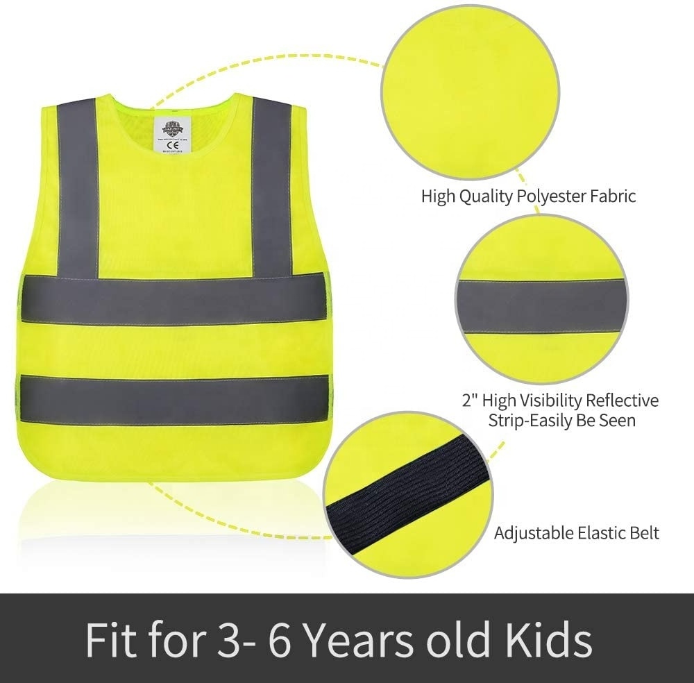 Traffic Security Children Waistcoat Baby Road Night Student Clothing Hooded Toddler Public Riding Kid Reflective Safety Vest