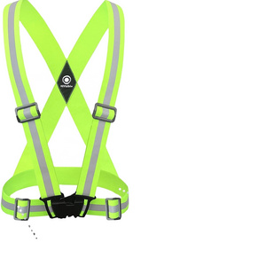 Green Adjustable Safety Security High Visibility Reflective Vest Night Running