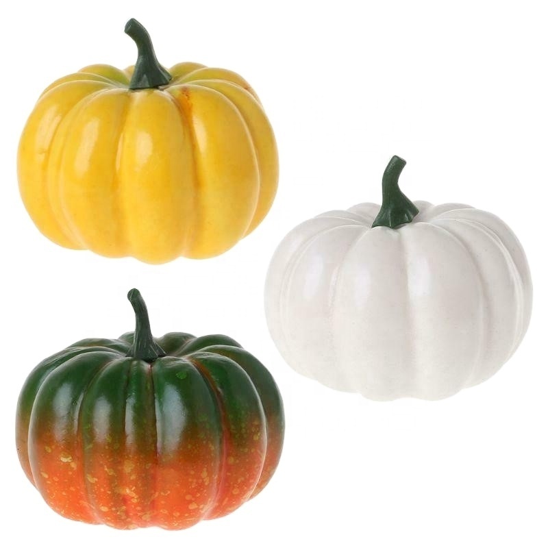 Pumpkin Harvest Lifelike Pumpkin Fake Foam Pumpkin for Autumn Halloween Thanksgiving